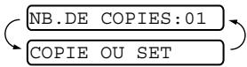 BROTHER FAX-T102 - Options de copie: Une seule copie ou copies multiples, Trié/Empile, Réduction/Agrandissement - 1