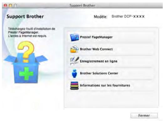 BROTHER DCP-9020CDW - Accès à l'assistance Brother (Macintosh) - 1