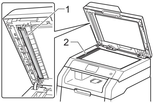 BROTHER DCP9020CDW - Nettoyage de la vitre du scanner - 2