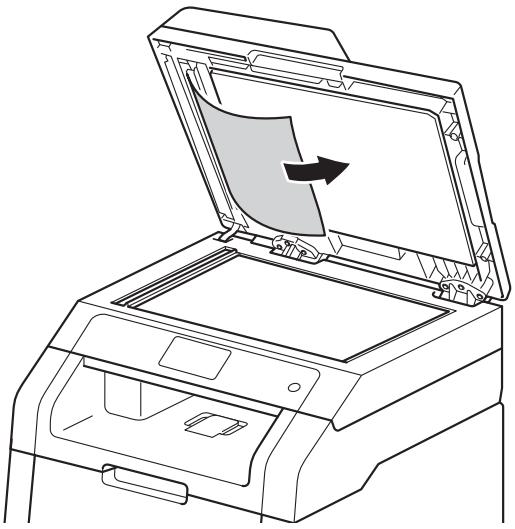BROTHER DCP9020CDW - Le document est coincide sous le capot document - 1