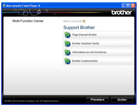 BROTHER DCP-J315W - Accès au support Brother (Windows®) - 1