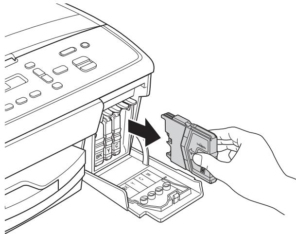 BROTHER DCP-J315W - Ouvrez le couvercle des cartouches d'encre. - 2