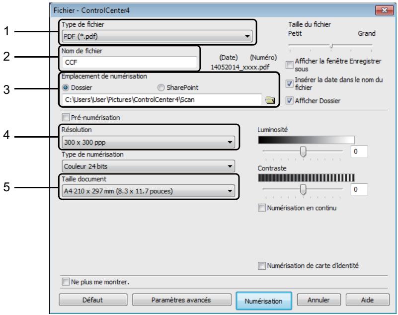 BROTHER DCP-1612W - Cliques sur fichier sous l'onglet numérisation. - 2