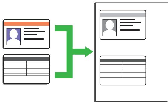 BROTHER DCP-L2500D - Copier les deux faces d'une carte d'identité sur une page - 1