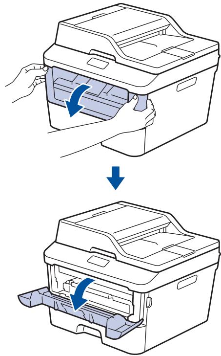 BROTHER DCP-L2500D - Du papier est coincé à l'intérieur de l'appareil. - 1