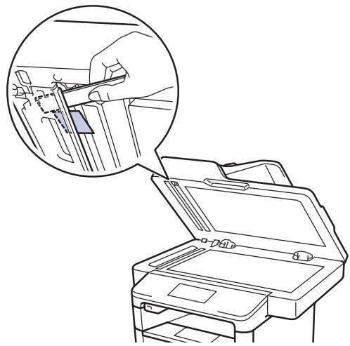 BROTHER MFC-L5700DN - Retirez les petits débris de papier coincés dans le chargeur automatique de documents - 1