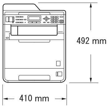 BROTHER MFC-9460CDN - Dimensions - 1