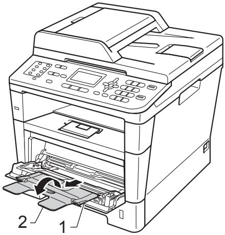 BROTHER MFC-8510DN - Chargement de papier dans le bac multifonction (bac MF) - 2