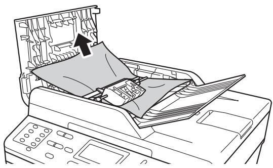BROTHER MFC-8510DN - Le document est coincé dans la partie supérieure du chargeur - 1