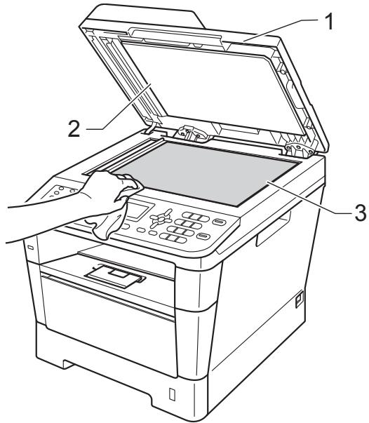 BROTHER MFC-8510DN - Nettoyage de la vitre du scanner - 2
