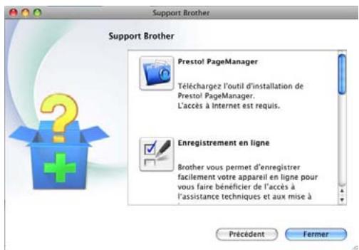 BROTHER MFC-8510DN - Accès au soutien brother (macintosh) - 1