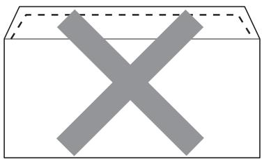 BROTHER MFC-9120CN - Types d'enveloppe à éviter - 2