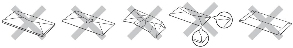 BROTHER HL-3040CN - Types d'enveloppes - 1