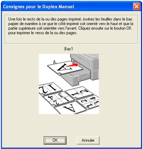 BROTHER HL-3040CN - Impression en mode duplex manuel à partir du bac à papier - 2