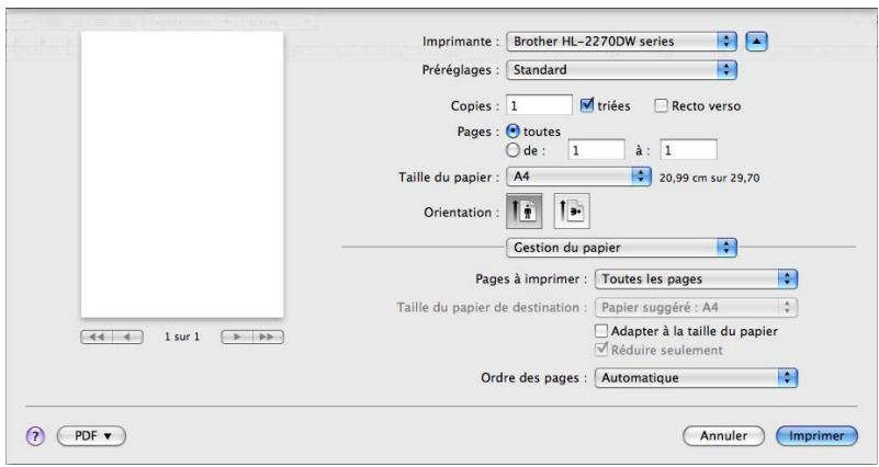 BROTHER HL-2130 - Impression recto-verse automatique (HL-2240D / HL-2242D / HL-2250DN / HL-2270DW tableau) - 4