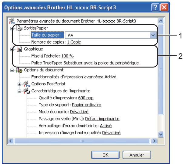 BROTHER HL5440D - Options avancées - 1