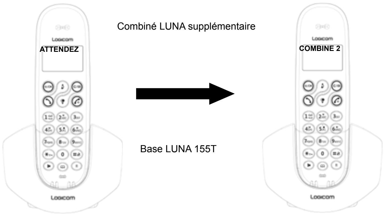 LOGICOM LOLA 250 - - Association automatique d'un combiné de la gamme LUNA à la base - 1