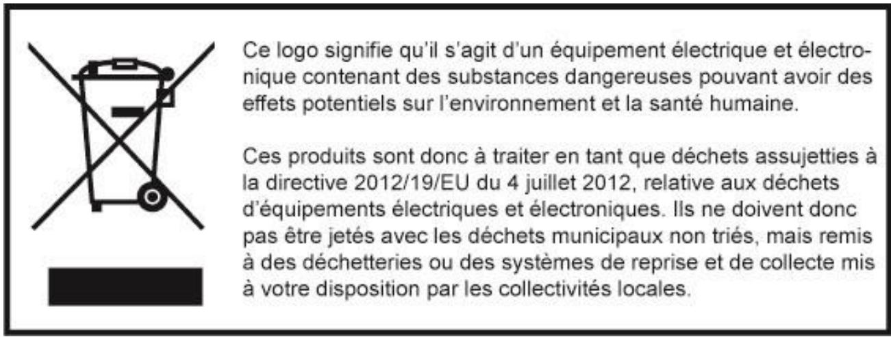 LOGICOM LUNA 100 - - Consigne de mise au rebut de l'appareil - 1