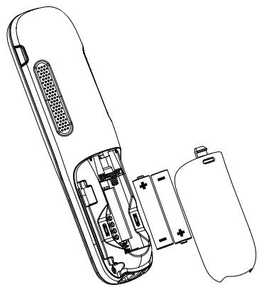ALCATEL VERSATIS XL350 VOICE DUO - Mise en place des batteries et première charge - 1