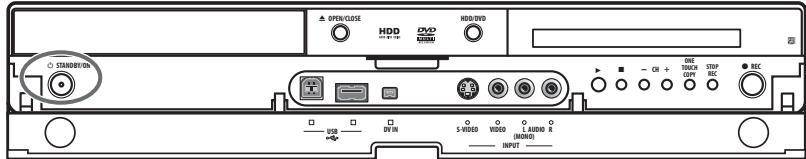 PIONEER DVR-640H-AV (RCS-606H - Mise sous tension - 3