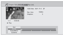 PIONEER DVR-640H-AV (RCS-606H - Chapter Edit - 4