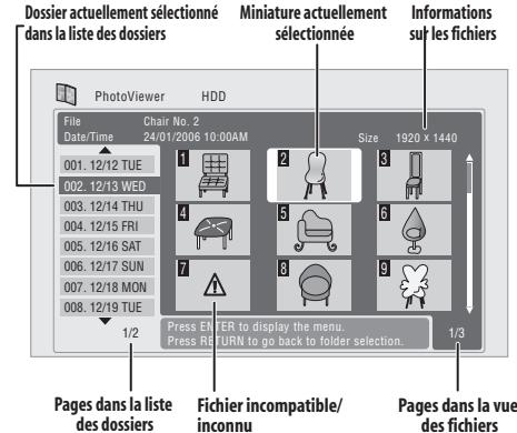 PIONEER DVR-640H-AV (RCS-606H - Localisation de fichiers d'images JPEG - 4