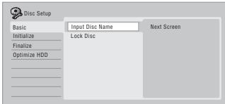 PIONEER DVR-640H-AV (RCS-606H - Input Disc Name - 2