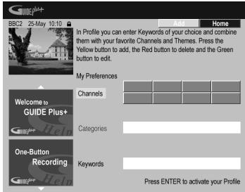 PIONEER DVR-640H-AV (RCS-606H - Sélectionnez 'My TV' sur la barre de menu. - 1