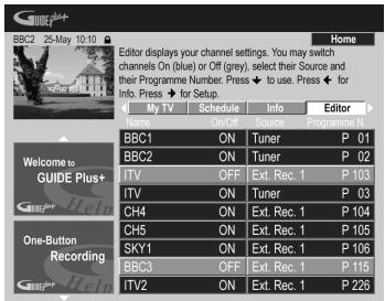 PIONEER DVR-640H-AV (RCS-606H - Modifiez à votre guise les numérodes. - 1