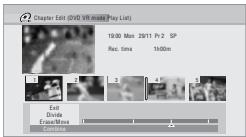 PIONEER DVR-640H-AV (RCS-606H - Chapter Edit - 6