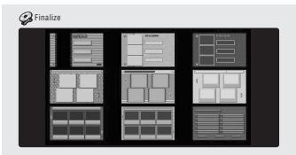 PIONEER DVR-640H-AV (RCS-606H - Uniquement dans le cas d'un disque gravé en mode video et d'un disque DVD+R/ ^+ RW, selectionnez une presentation de menu de titre puis 'Yes' pour démarrer la finalisation ou 'No' pour l'abandonner. - 1