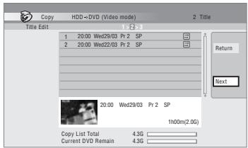 PIONEER DVR-640H-AV (RCS-606H - Affichez le menu des commandes. - 1