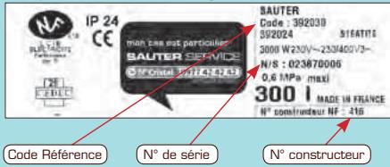 SAUTER PRODIGIO 200 L - 2-Si votre probleme persiste,relevez les    références du produit - 1