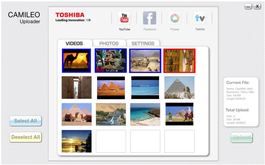 TOSHIBA CAMILEO X400 - Remarque - 1