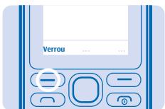 NOKIA TA-1017 - Verrouiller ou déverrouiller les touches - 2