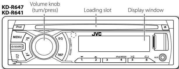 JVC KD-R441 - Handling discs: - 2