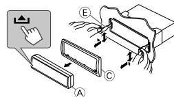 JVC KD-R441 - How to remove the unit - 1