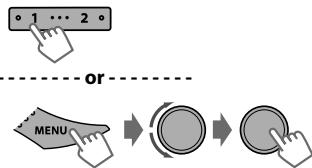 JVC KD-R53E - Selecting a preset station - 1