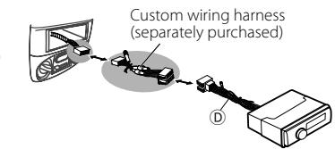 JVC KD-X250BT - Wiring connection - 3
