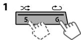 JVC KD-X250BT - Selecting the playback modes - 1