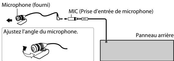 JVC KD-X250BT - Connexion du microphone - 2