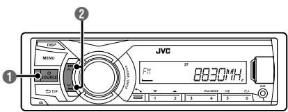 JVC KD-X250BT - Recherche d'une station - 1