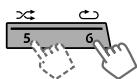 JVC KD-X250BT - Selecting the playback modes - 1