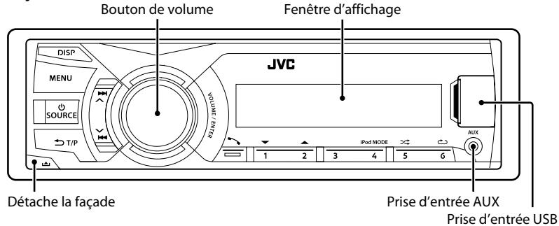 JVC KD-X250BT - Informations à l'écran - 2