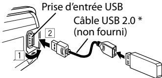 JVC KD-X250BT - Lecture d'un périphérique USB - 1