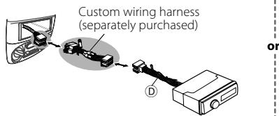 JVC KD-X250BT - Wiring connection - 2