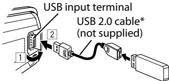 JVC KD-X250BT - Playing a USB device - 1
