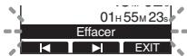 OLYMPUS DS 2500 - Appuyez sur la touche ERASE au point où commencer l'effacement. - 3