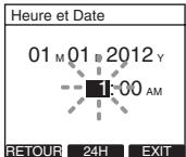 OLYMPUS DS 2500 - Appuyez sur la touche  ou  pour selectionner l'élément à configurer. - 1