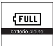 OLYMPUS DS 2500 - Le chargement est terminé lorsquè [batterie pleine] s'affiche. - 1